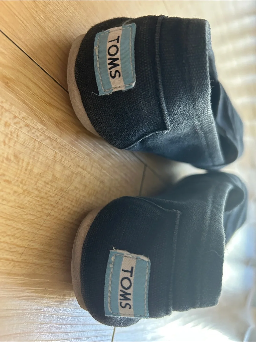2 pairs of Alpargata Toms in Black & Navy - Picture 4 of 9